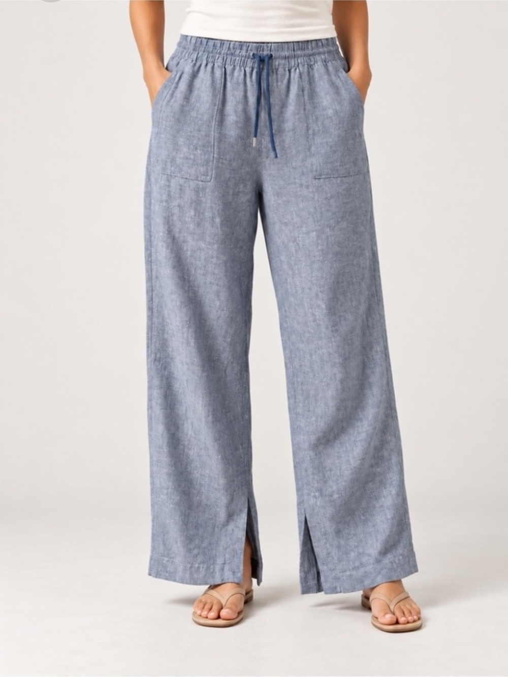 Retreat Wide Leg Linen Pants Size 22